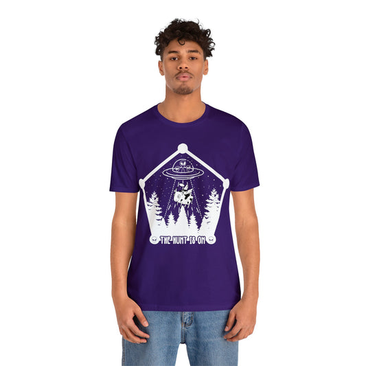 Purple - XL - The Hunt is On Unisex Cotton T-Shirt