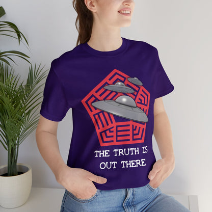 Purple - XL - The Truth Is Out There Unisex Cotton T-Shirt