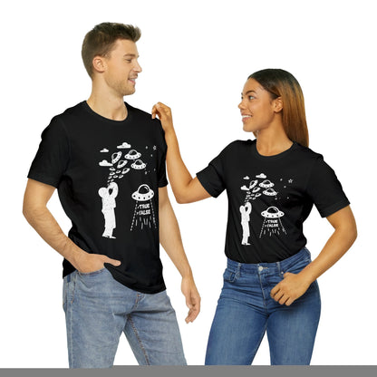 Black - XL - Are Aliens Real? Unisex Cotton T-Shirt