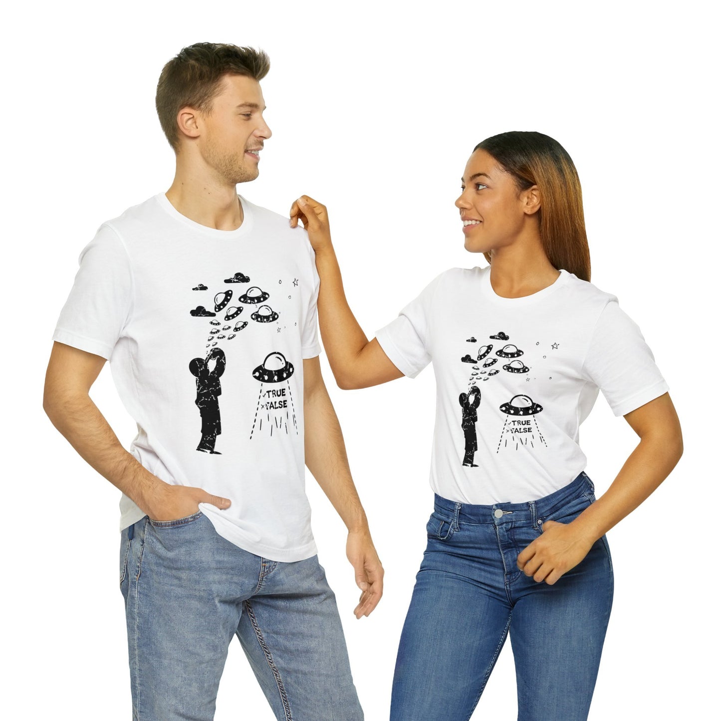 White - S - Are Aliens Real? Unisex Cotton T-Shirt