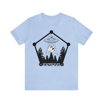 Baby Blue - S - The Hunt is On Unisex Cotton T-Shirt