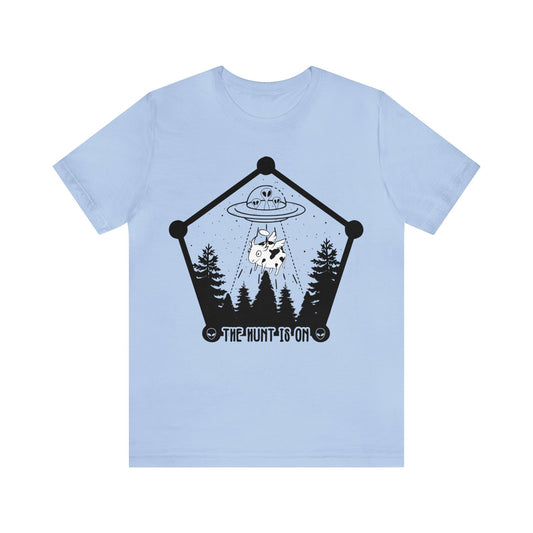 Baby Blue - S - The Hunt is On Unisex Cotton T-Shirt