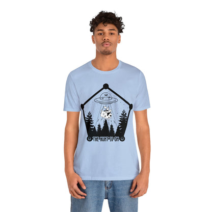 Baby Blue - S - The Hunt is On Unisex Cotton T-Shirt