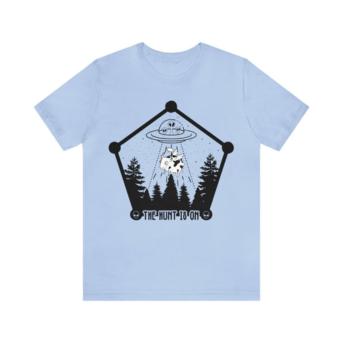 Baby Blue - 2XL - The Hunt is On Unisex Cotton T-Shirt