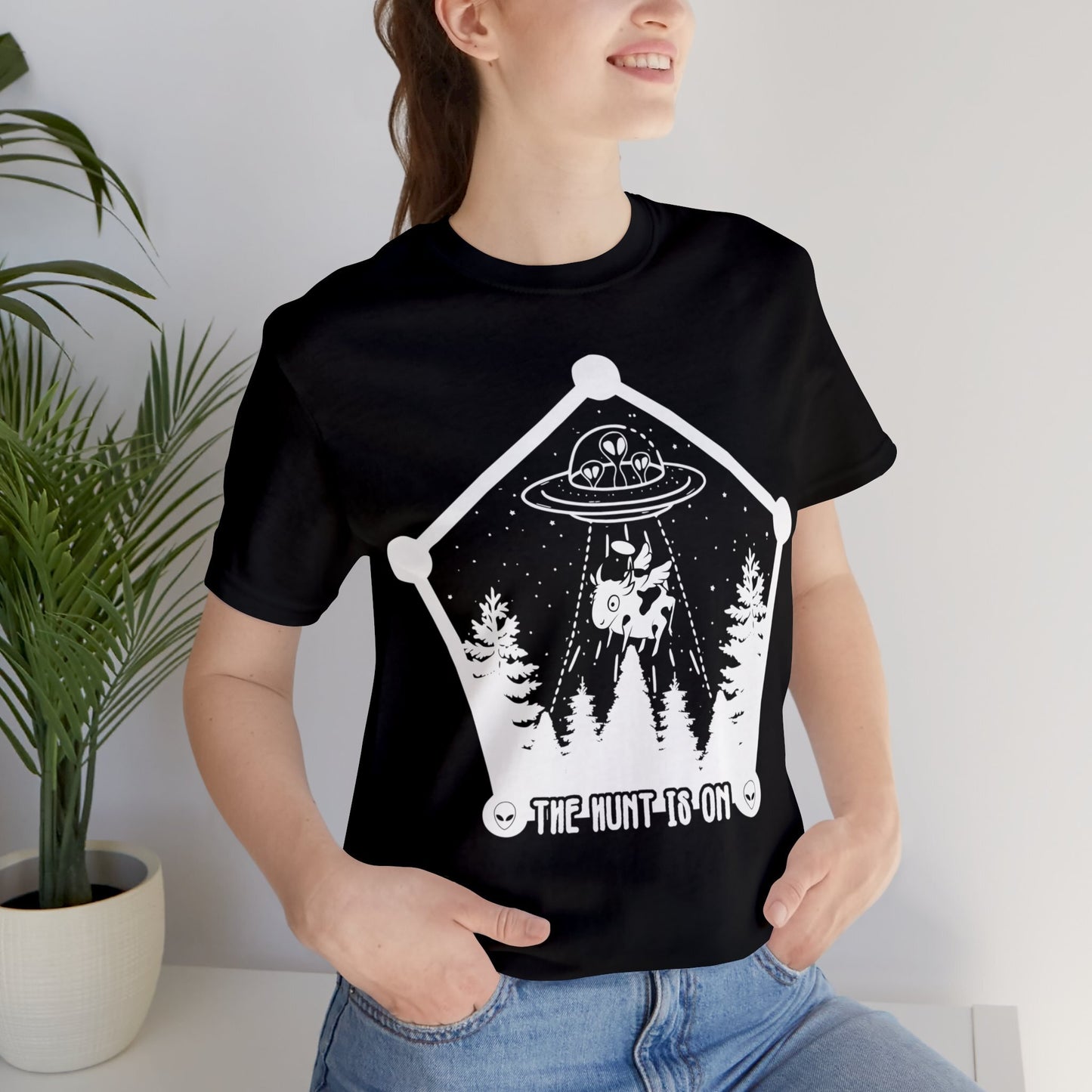 Black - 2XL - The Hunt is On Unisex Cotton T-Shirt