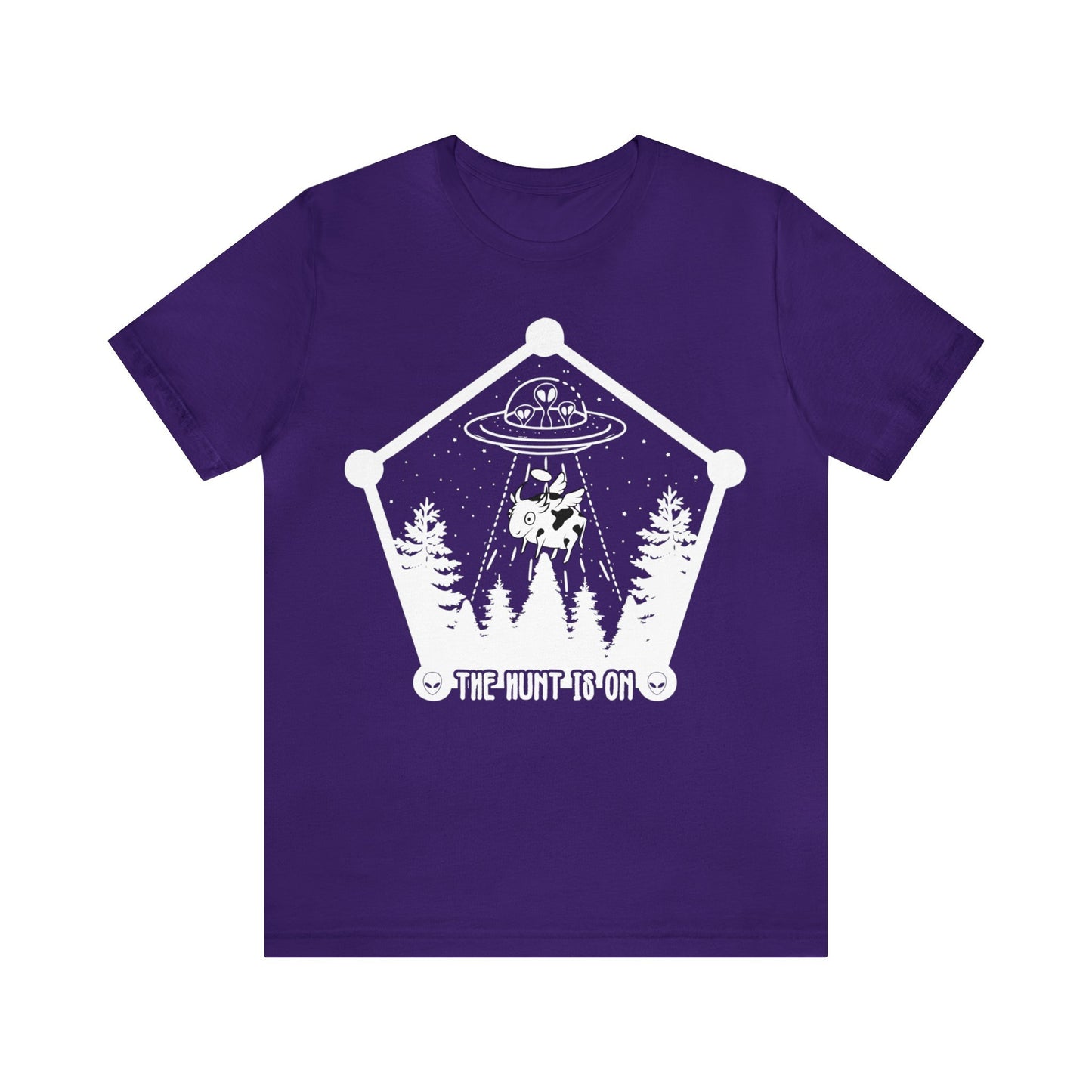 Purple - XL - The Hunt is On Unisex Cotton T-Shirt
