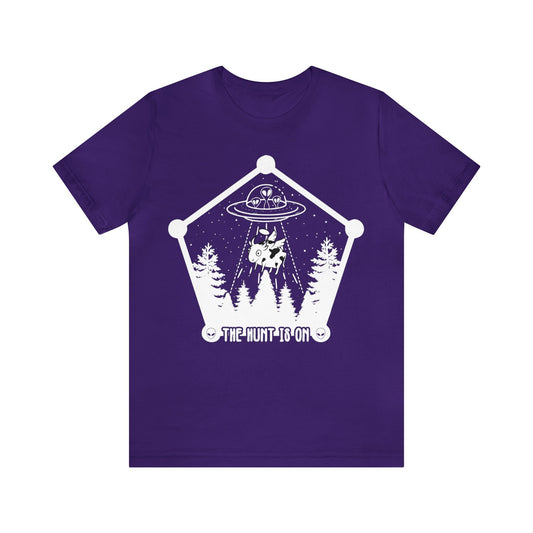 Purple - XL - The Hunt is On Unisex Cotton T-Shirt