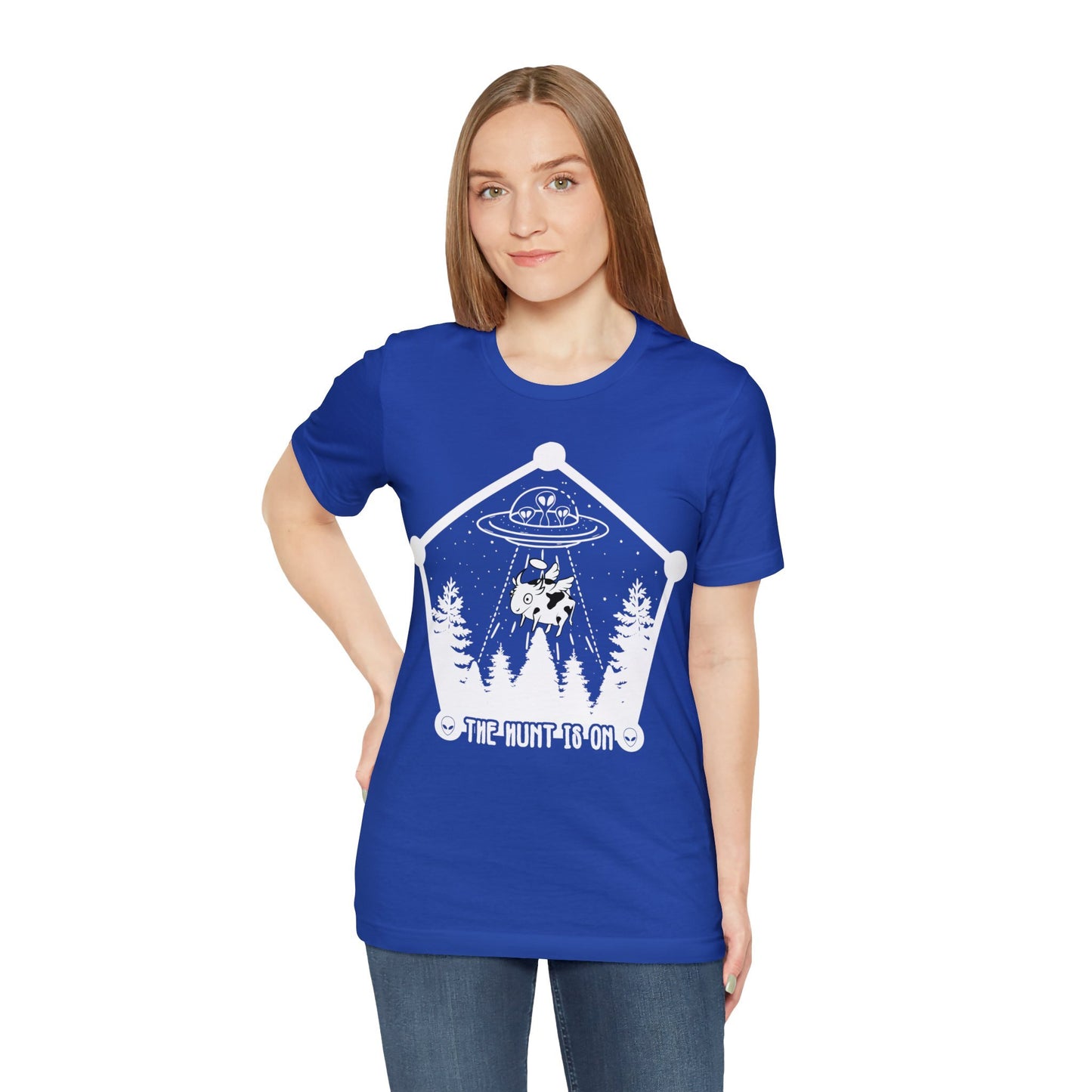 True Royal - M - The Hunt is On Unisex Cotton T-Shirt
