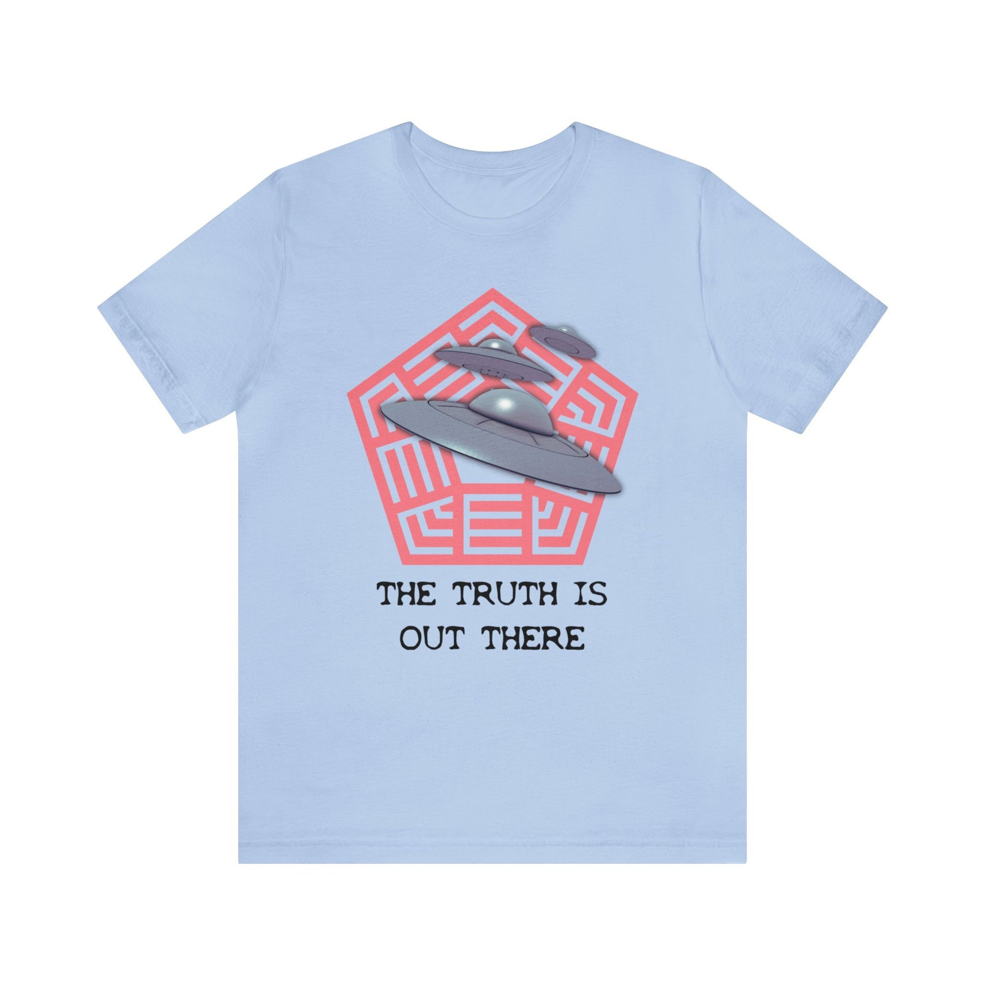 Baby Blue - L - The Truth Is Out There Unisex Cotton T-Shirt