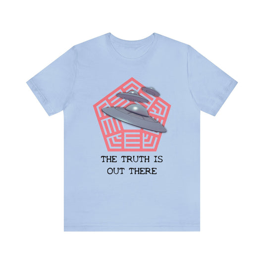 Baby Blue - L - The Truth Is Out There Unisex Cotton T-Shirt