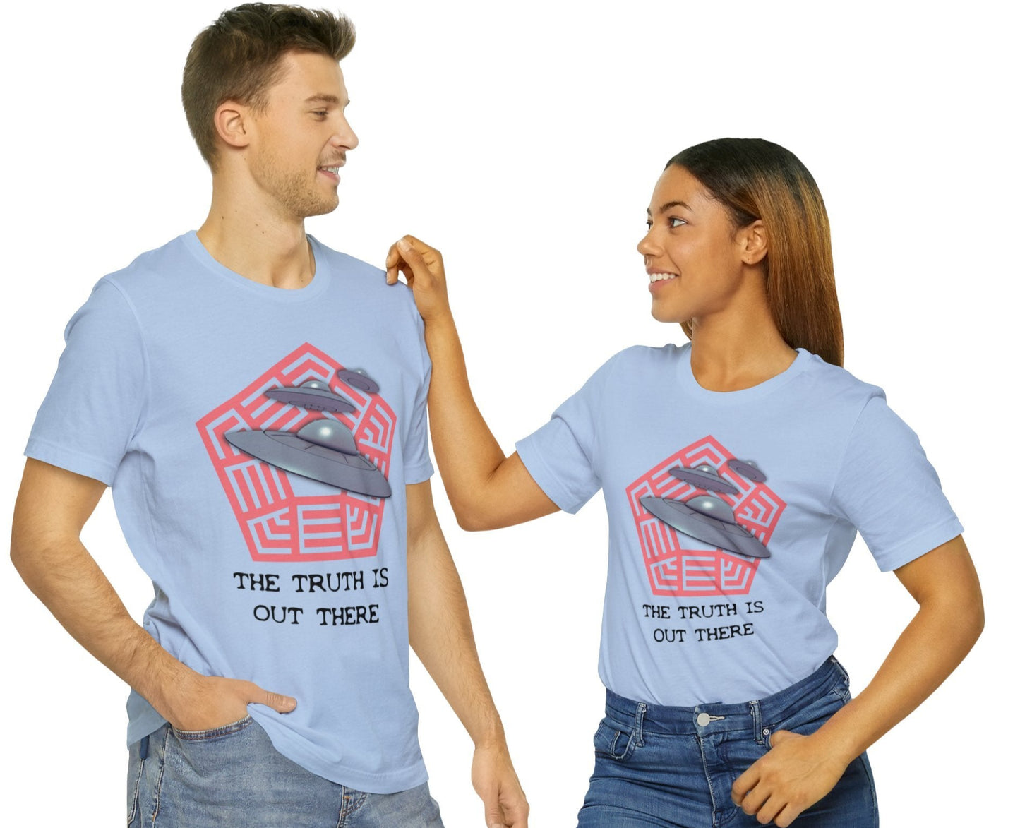 Baby Blue - 2XL - The Truth Is Out There Unisex Cotton T-Shirt