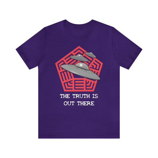 Purple - 2XL - The Truth Is Out There Unisex Cotton T-Shirt