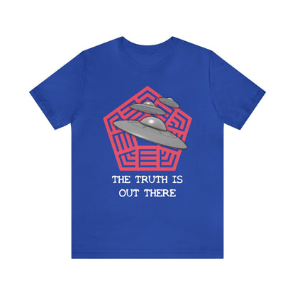 True Royal - M - The Truth Is Out There Unisex Cotton T-Shirt