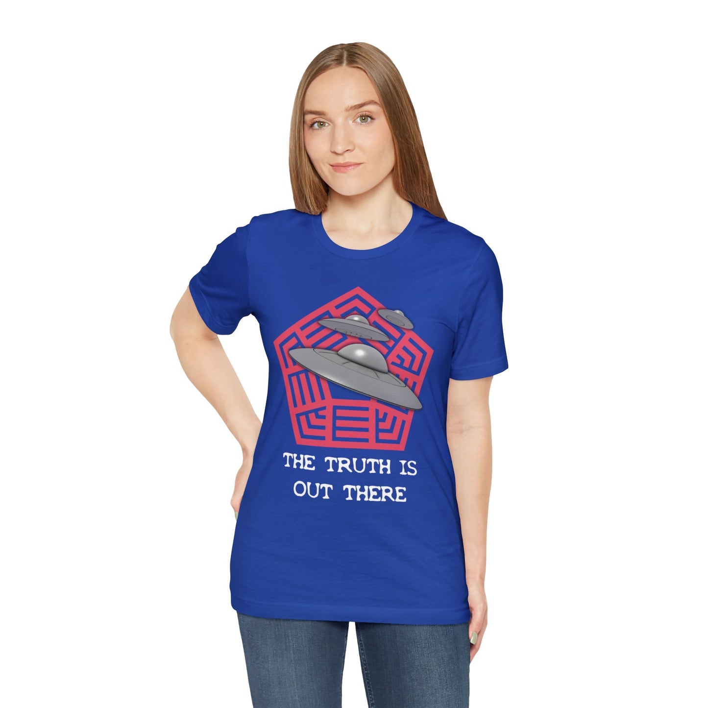 True Royal - 2XL - The Truth Is Out There Unisex Cotton T-Shirt